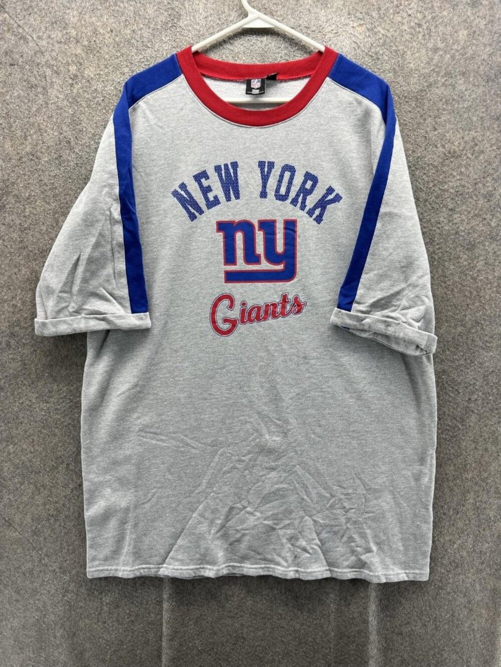 New York Giants Shirt Womens 2XL Gray NFL Football Team Apparel Graphic Tee